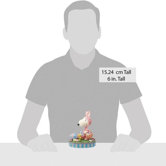 Enesco Peanuts by Jim Shore Snoopy and Woodstock Easter Bunnies Figurine, NIB - Picture 4 of 8